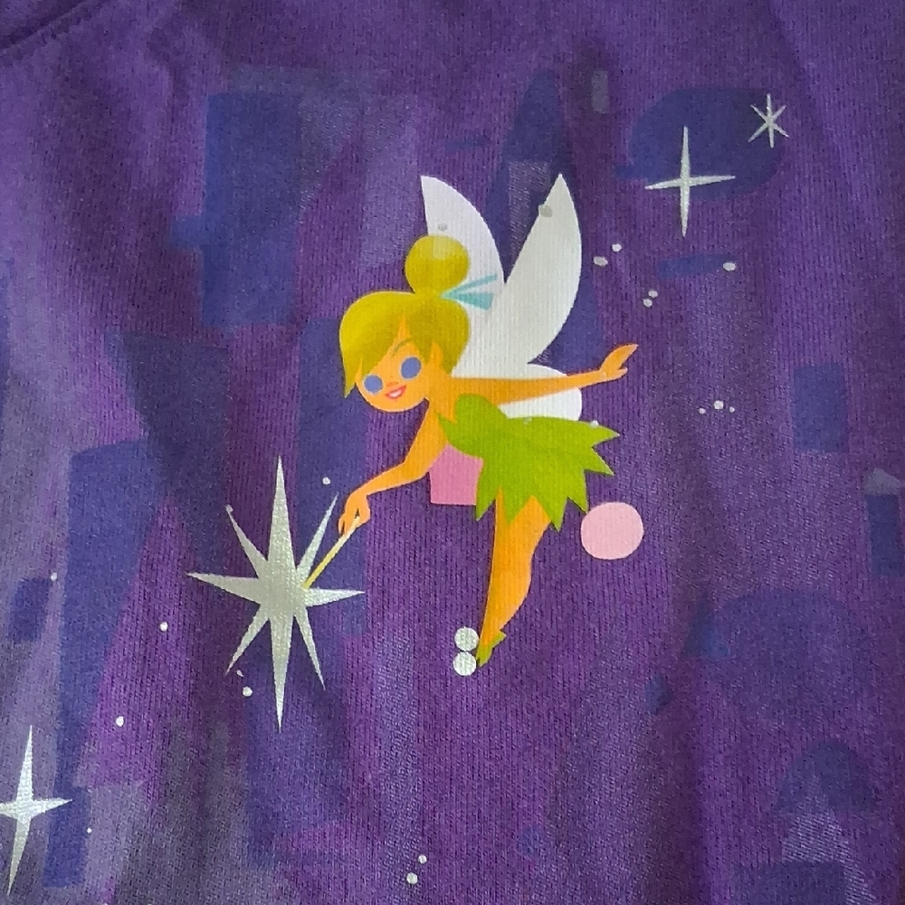 Disney Joey Chou 1x Purple T-Shirt Castle, Teacups, Tinkerbelle, Mickey & Minnie - Picture 3 of 6